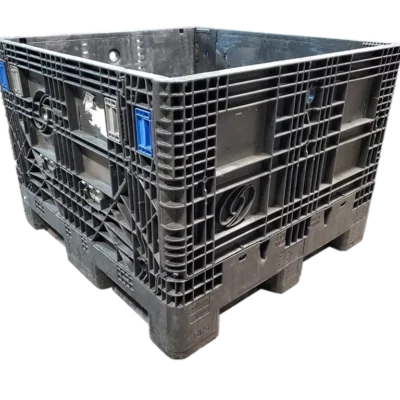 Lightly Used Orbis HDMC 45″ x 48″ x 34″ All Black Bulk Container