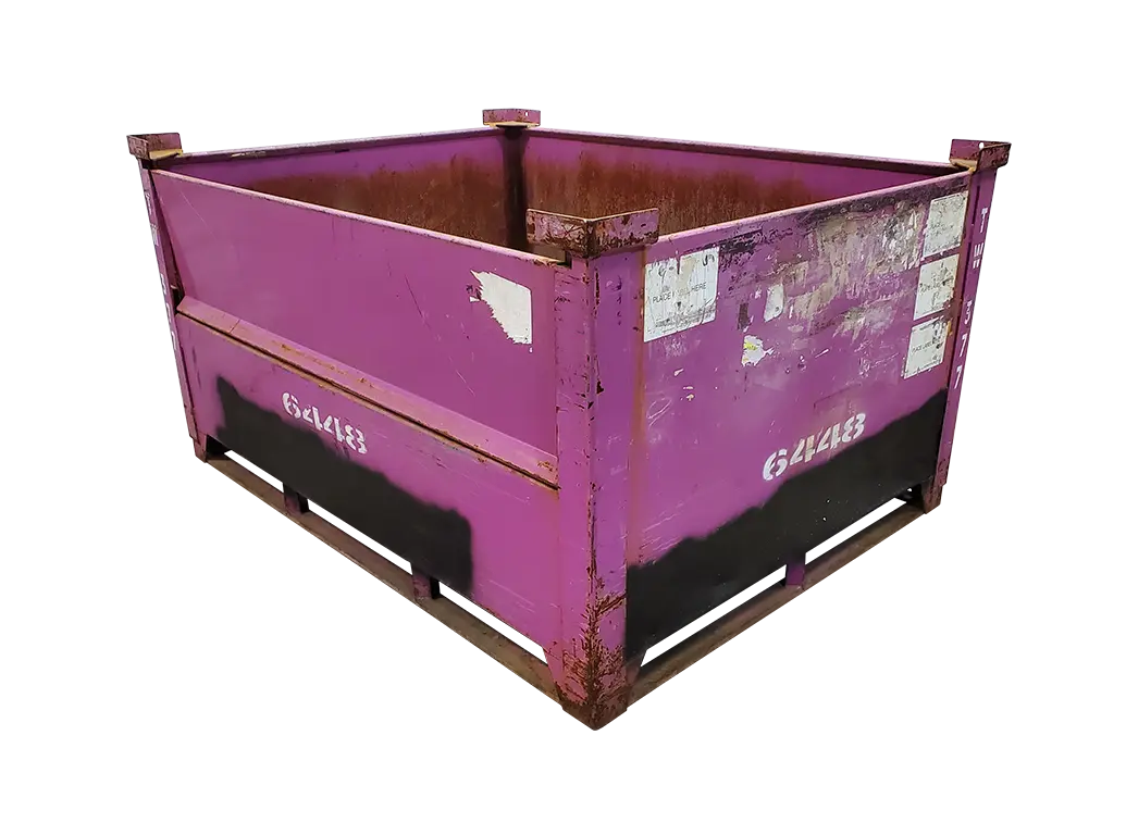 Used BCD 64" x 48" x 34" Steel Tub 1 Drop Door 64" Side