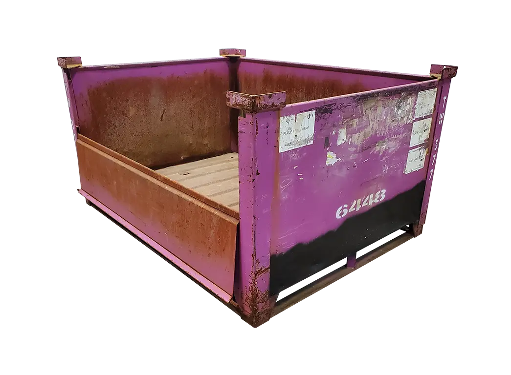Used BCD 64" x 48" x 34" Steel Tub 1 Drop Door 64" Side - Image 2