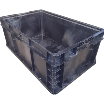 New Orbis 24″ x 15″ x 9″ Black Hand Tote Reinforced Bottom