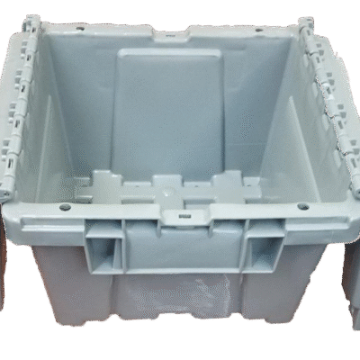Lightly Used Buckhorn 12″ x 11″ x 7″ Gray Flip Top Hand Tote