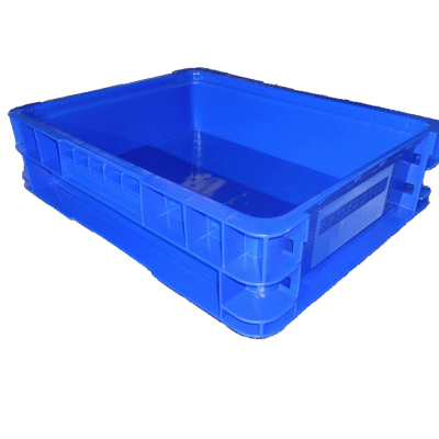 New Schaefer 15″ x 12″ x 4″ Blue Hand Tote Reinforced Bottom