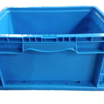 New Monoflo 15″ x 12″ x 7″ Blue Hand Tote Smooth Bottom