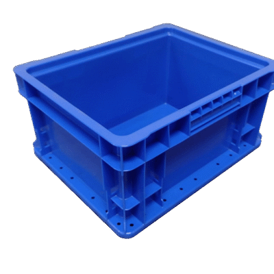 New Schaefer 15″ x 12″ x 7″ Blue Hand Tote Smooth Bottom