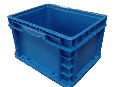New Monoflo 15" x 12" x 9" Blue Hand Tote Smooth Bottom