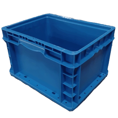 New Monoflo 15″ x 12″ x 9″ Blue Hand Tote Smooth Bottom