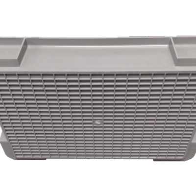 Used BCD  11″ x 17″ x 3″ Gray Hand Tote Reinforced Bottom