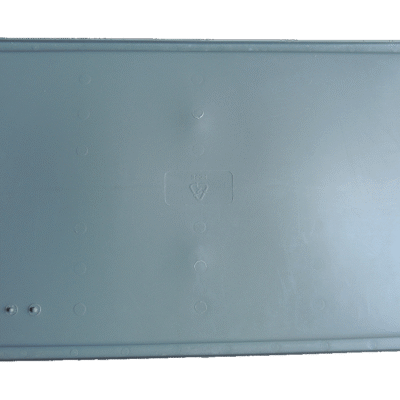 Used BCD  24″ x 15″ x 1″ Gray Hand Tote Lid