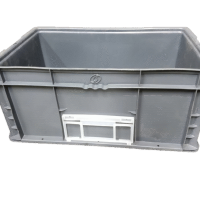 Used BCD  24″ x 15″ x 11″ Gray Hand Tote Reinforced Bottom