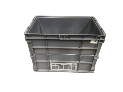 Used BCD  24" x 15" x 16" Gray Cut/Weld Hand Tote Reinforced Bottom