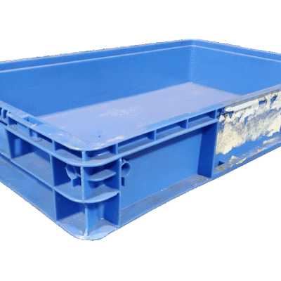 Used BCD  24″ x 15″ x 4″ Blue Hand Tote Smooth Bottom
