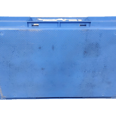 Used BCD  24″ x 15″ x 4″ Blue Hand Tote Smooth Bottom