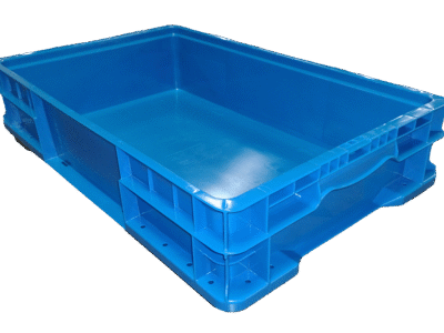 New Monoflo 24" x 15" x 5" Blue Hand Tote Smooth Bottom