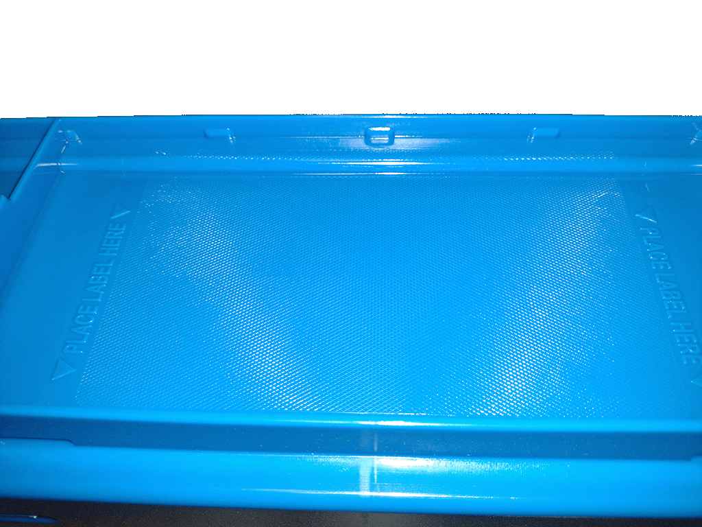 New Monoflo 24" x 15" x 5" Blue Hand Tote Smooth Bottom - Image 2