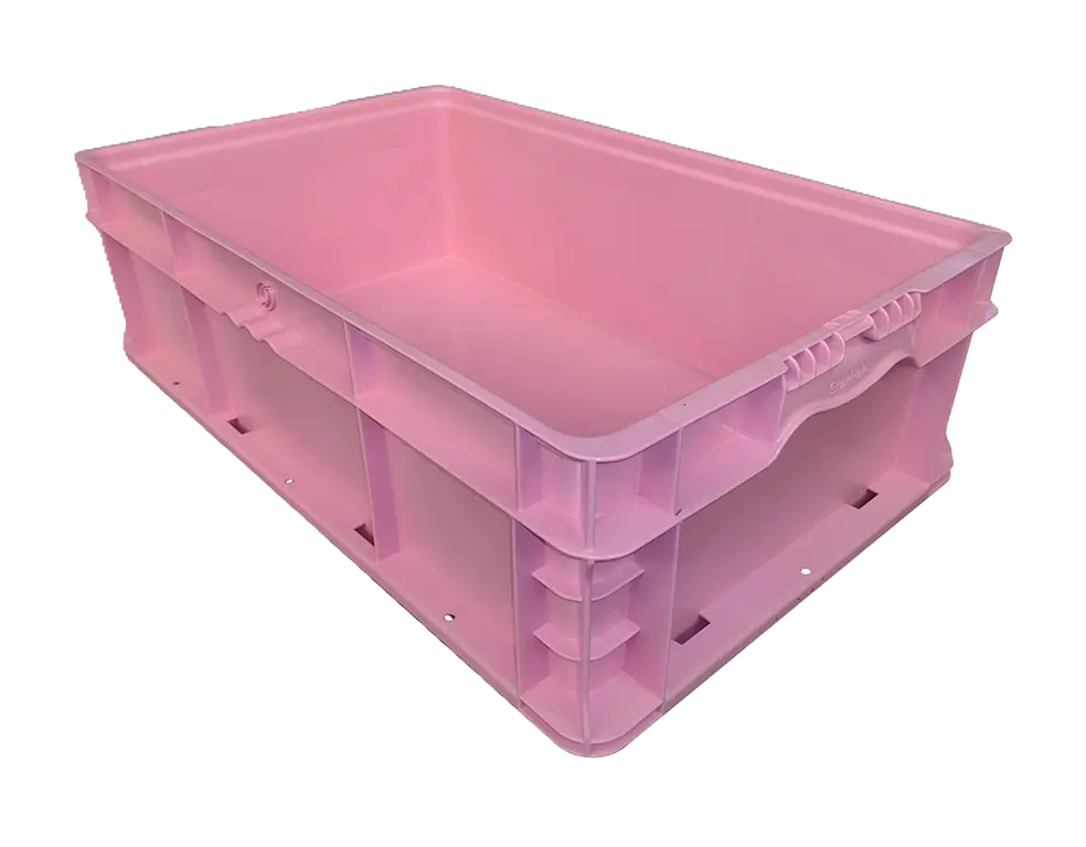 New Orbis 24" x 15" x 7" Pink Hand Tote Reinforced Bottom