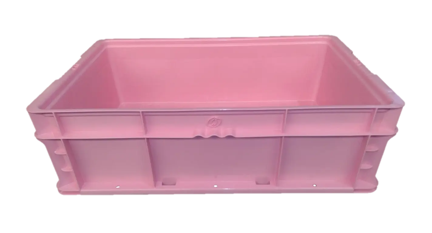 New Orbis 24" x 15" x 7" Pink Hand Tote Reinforced Bottom - Image 3