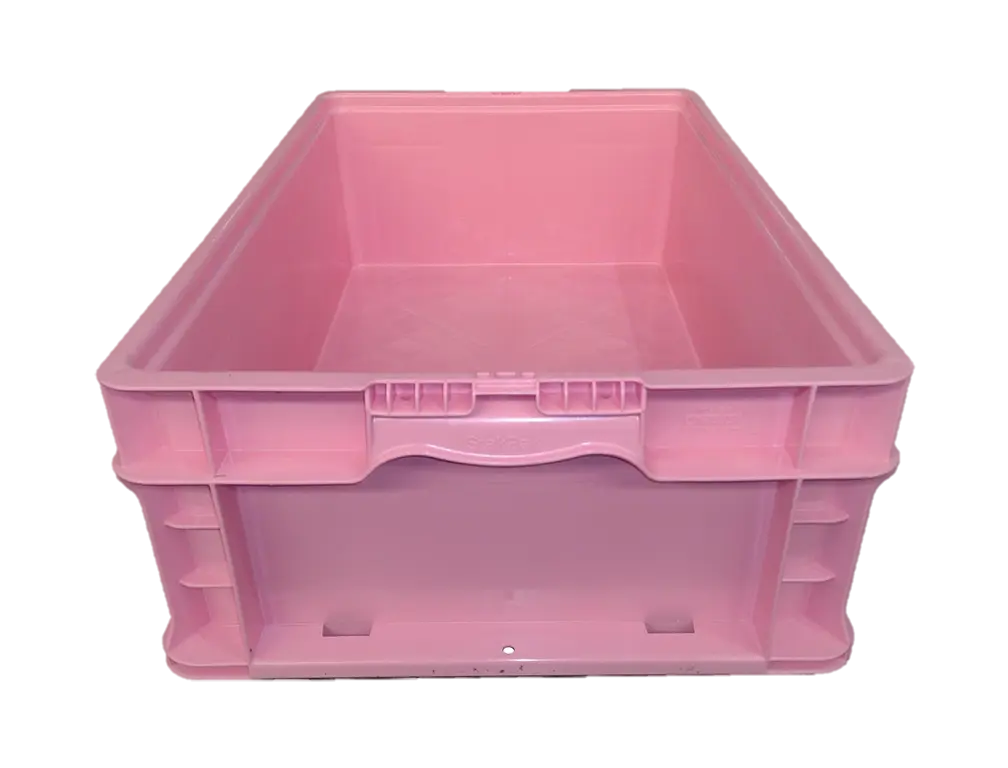 New Orbis 24" x 15" x 7" Pink Hand Tote Reinforced Bottom - Image 4