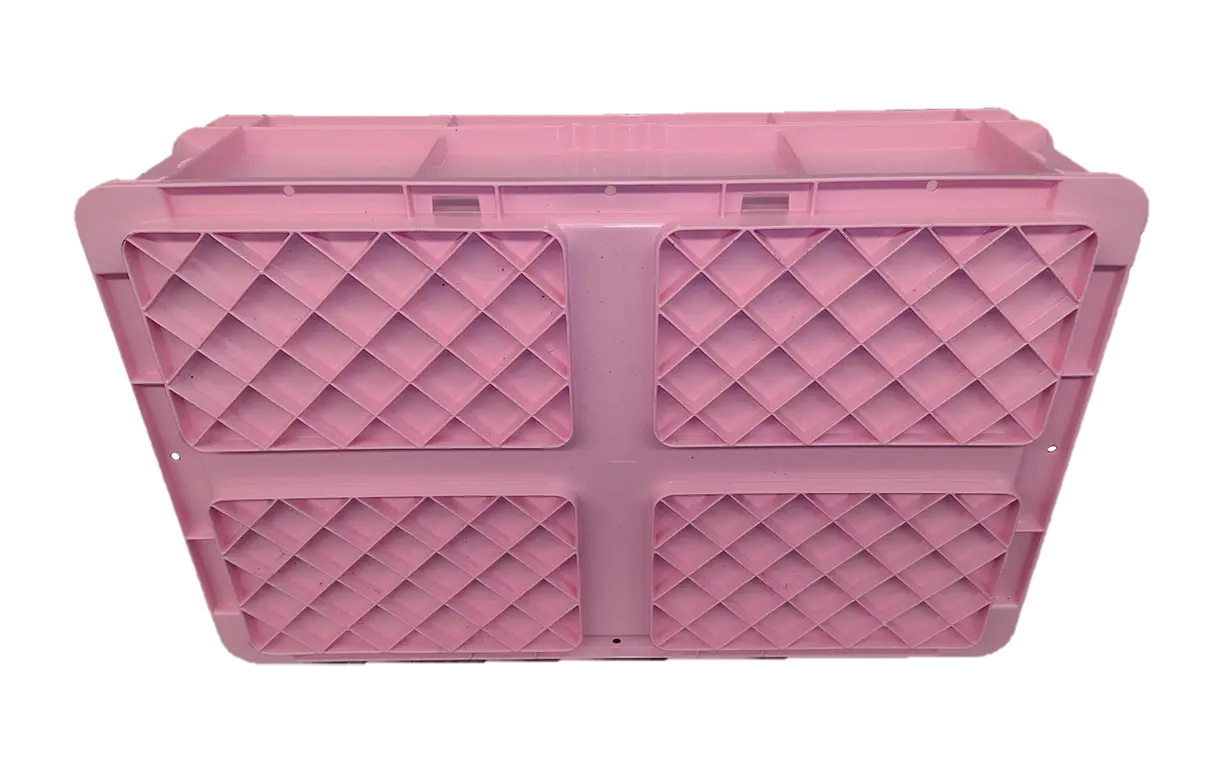 New Orbis 24" x 15" x 7" Pink Hand Tote Reinforced Bottom - Image 2