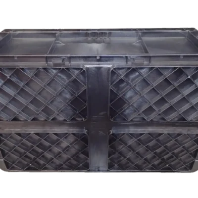 New Orbis  24″ x 15″ x 7″ Black  Hand Tote Reinforced Bottom