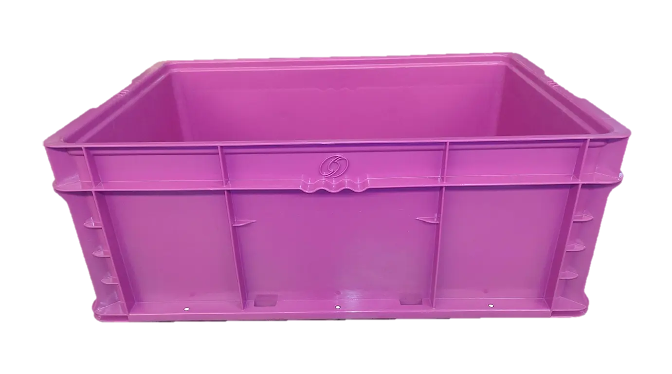 New Orbis 24" x 15" x 9" Purple Hand Tote Smooth Bottom - Image 3