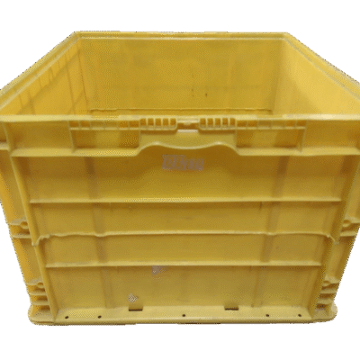 Used BCD  24″ x 22″ x 16″ Yellow Cut/Weld Hand Tote Reinforced Bottom