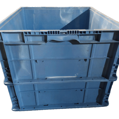 Used BCD  24″ x 22″ x 18″ Blue Cut/Weld Hand Tote Reinforced Bottom