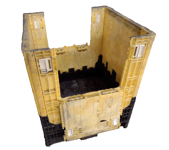 Reconditioned BCD 30" x 32" x 39" Mixed Color Bulk Container - Image 2