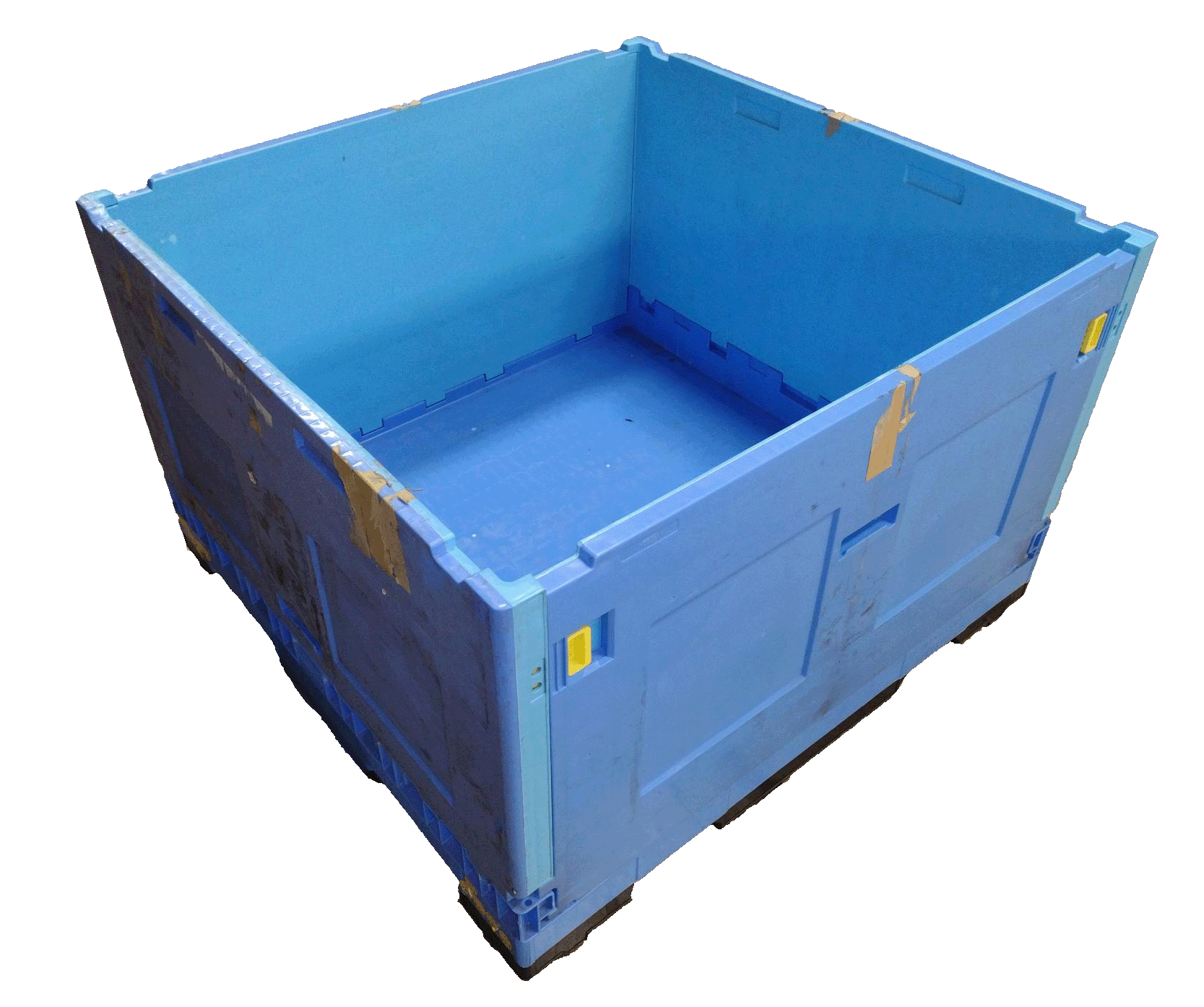 Reconditioned BCD 44.5" x 46.5" x 30" All Blue Collapsible Container