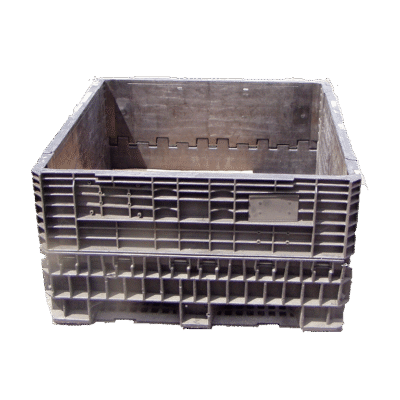 Reconditioned BCD 45″ x 48″ x 25″ All Black Bulk Container
