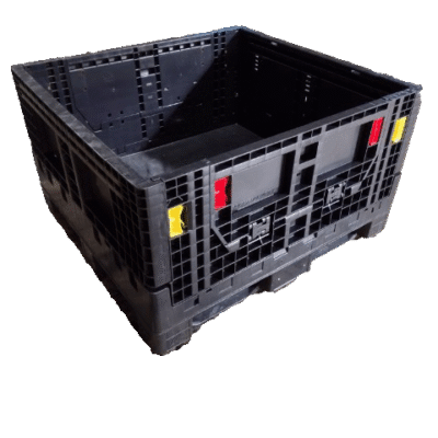New Monoflo 45″ x 48″ x 27″ All Black Bulk Container