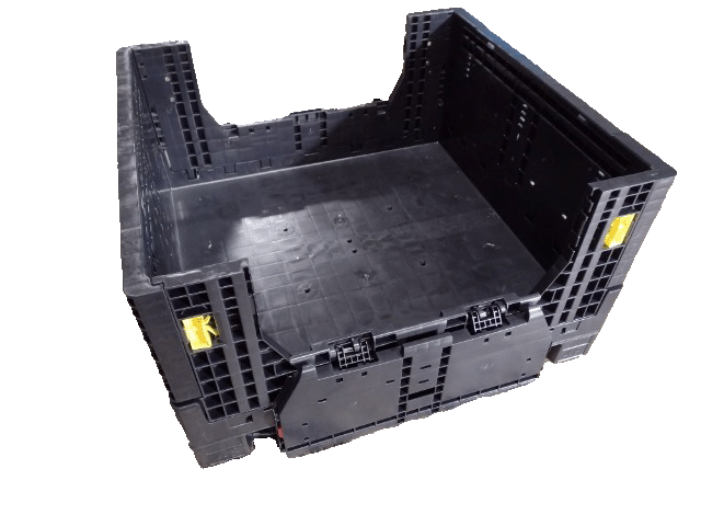 New Monoflo 45" x 48" x 27" All Black Bulk Container - Image 3