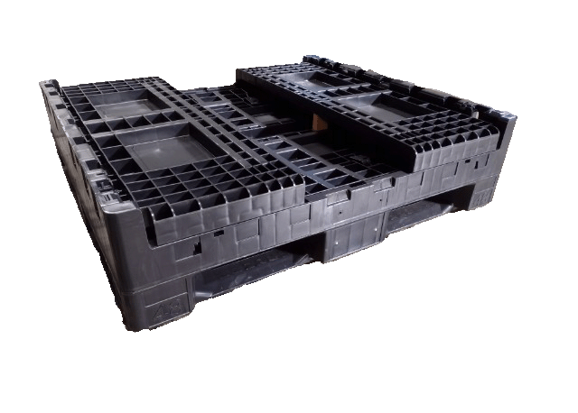 New Monoflo 45" x 48" x 27" All Black Bulk Container - Image 2