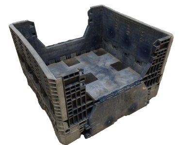 Reconditioned BCD 45" x 48" x 30" Mixed Color Collapsible Bulk Container
