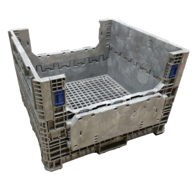 Reconditioned BCD 45″ x 48″ x 33″ Mixed Color Storage Bottom Bulk Container