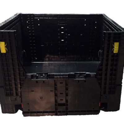 New Monoflo 45″ x 48″ x 34″ All Black Bulk Container