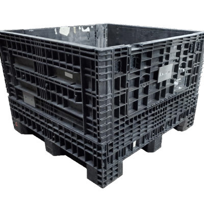 Reconditioned BCD 45″ x 48″ x 34″ All Black Bulk Container