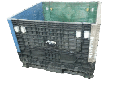 Reconditioned BCD 45" x 48" x 34" Mixed Color Collapsible Bulk Container