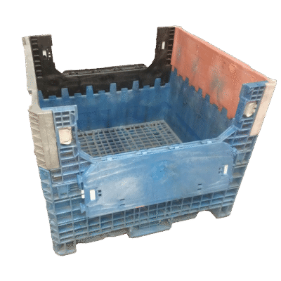 Reconditioned BCD 45″ x 48″ x 39″ Mixed Color Storage Bottom Bulk Container