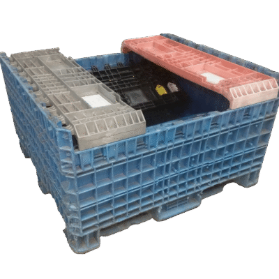 Reconditioned BCD 45″ x 48″ x 39″ Mixed Color Storage Bottom Bulk Container