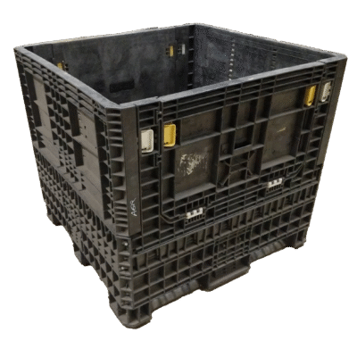 Reconditioned BCD 45″ x 48″ x 42″ All Black Bulk Container