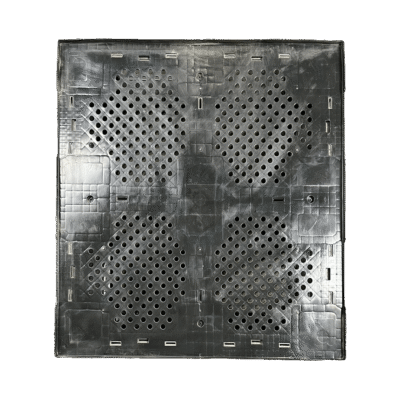 New Monoflo 45″ x 48″ x 6″ All Black Stackable Pallet