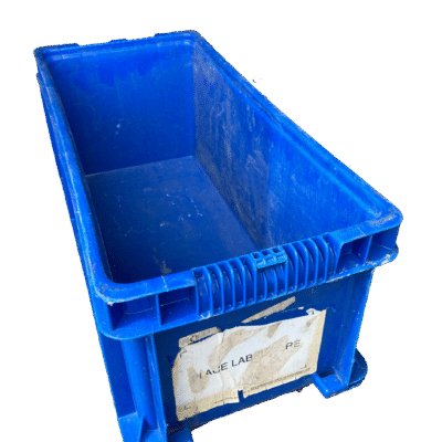 Used BCD  24″ x 11″ x 9″ Blue Hand Tote Smooth Bottom