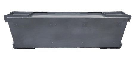 New Buckhorn 48″ x 15″ x 7.5″ Dark Gray Hand Tote Smooth Bottom