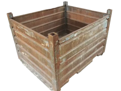 Used BCD 53" x 44" x 38" Steel Tub - 1 Drop Door on 53" Side