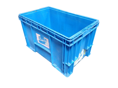 2415-14 UBHTSB 2 (NB 2) Used BCD 24" x 15" x 14" Blue Hand Tote Smooth Bottom