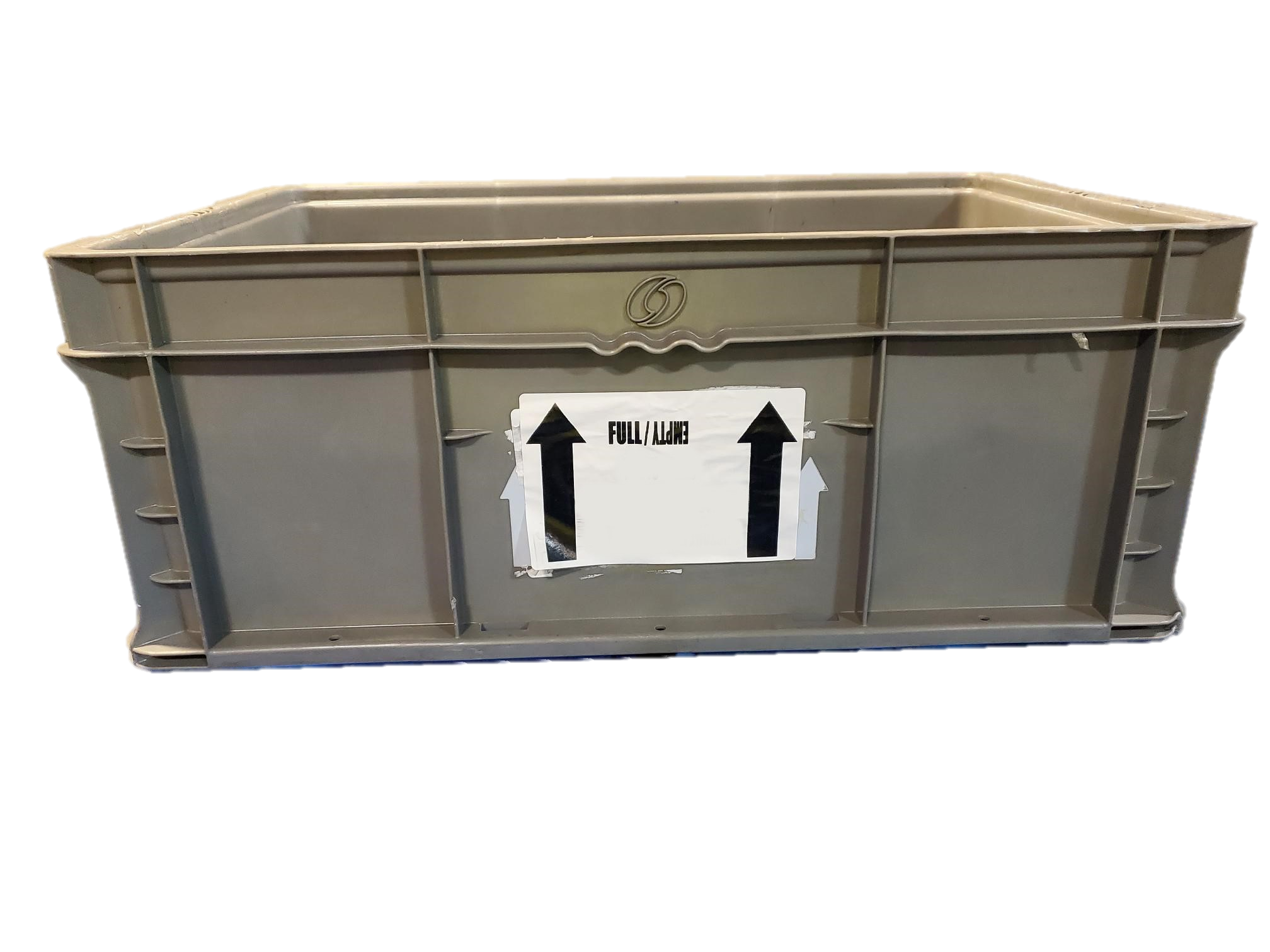 Used BCD 24" x 15" x 9" Gray Hand Tote Reinforced Bottom - Image 2