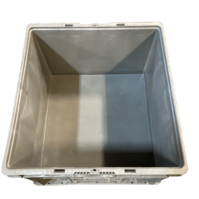 Used BCD 24″ x 22″ x 14″ Gray Hand Tote Smooth Bottom