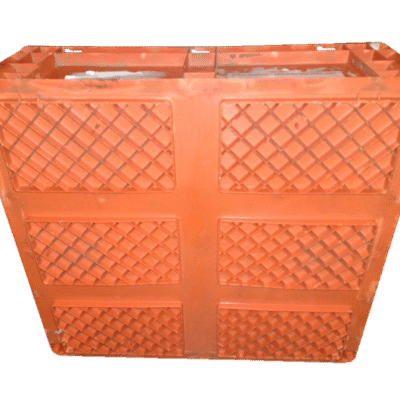 Used BCD  24″ x 22″ x 7″ Orange Hand Tote Reinforced Bottom