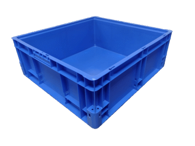 New Schaefer 24" x 22" x 9" Blue Hand Tote Smooth Bottom