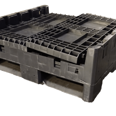 Lightly Used Monoflo 30″ x 32″ x 25″ All Black Bulk Container